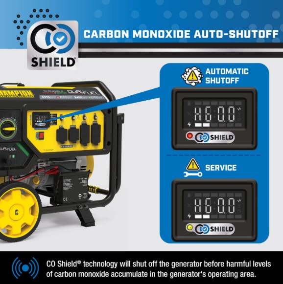 Main 3 - CHAMPION 7500W GENERATOR ELECT START -