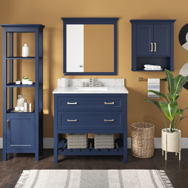 Main 2 - CRAFT & MAIN LINEN CABINET AEGEAN BLUE -