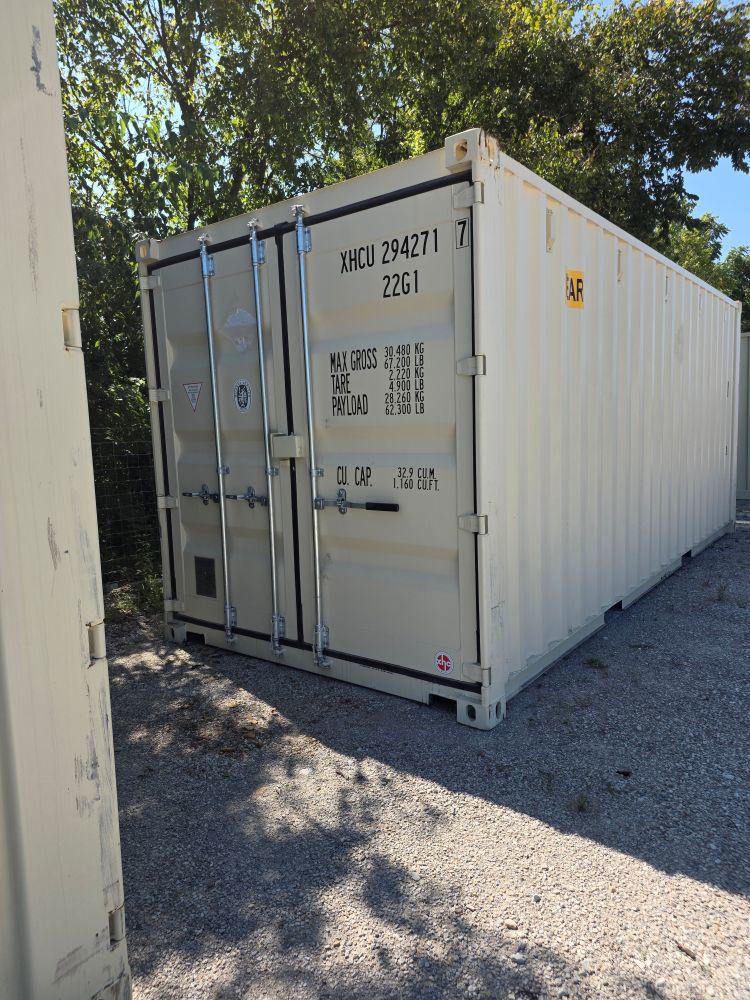 Main 3 - 20' 1-TRIP CONTAINER DOUBLE DOOR LT BEIGE  -