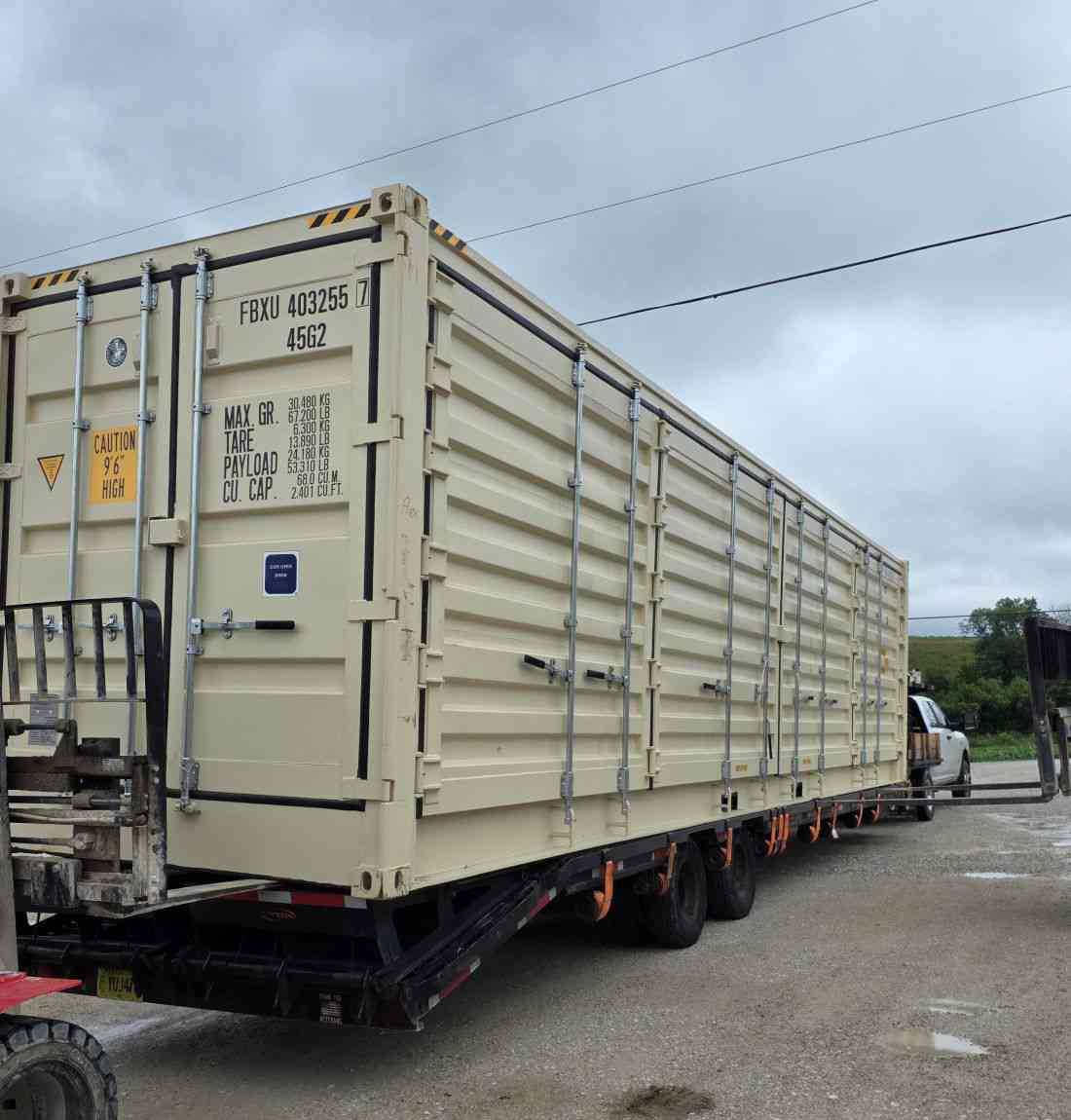 Main 3 - 40' HI-CUBE OPEN SIDE LT BEIGE -