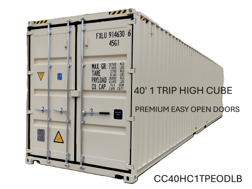 CARGO CONTAINER 40' HI-CUBE 1-TRIP *PREMIUM* - A.W. Graham Lumber LLC