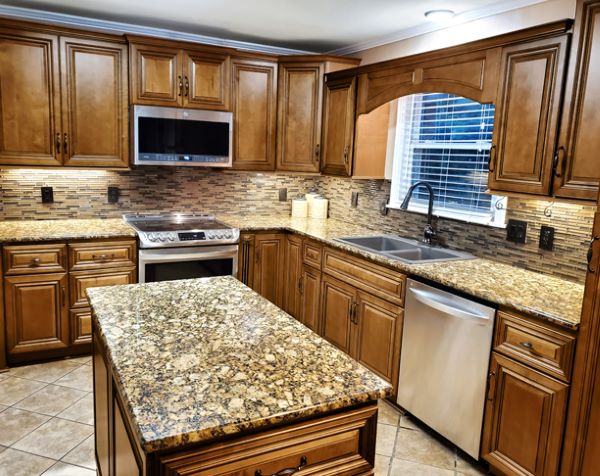 Main 2 - WALNUT RIDGE KITCHEN CABINETS CHARLESTON COFFEE GLAZE -