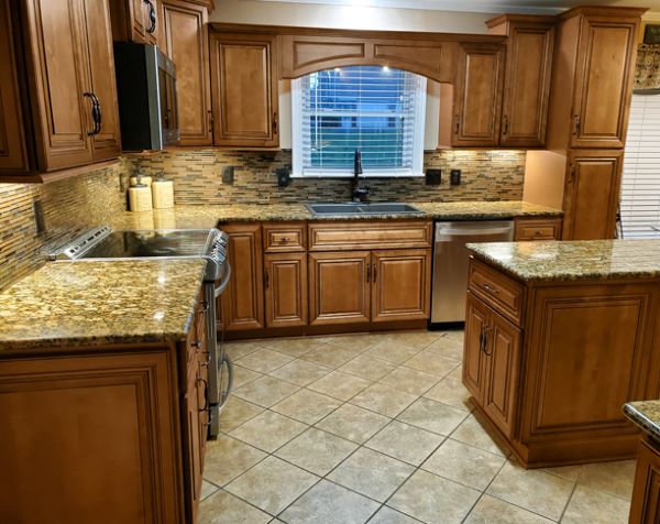 Main 3 - WALNUT RIDGE KITCHEN CABINETS CHARLESTON COFFEE GLAZE -