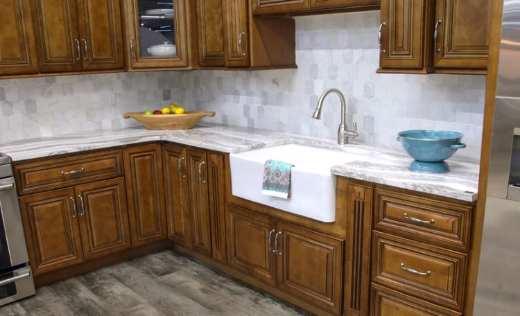 Main 5 - WALNUT RIDGE KITCHEN CABINETS CHARLESTON COFFEE GLAZE -