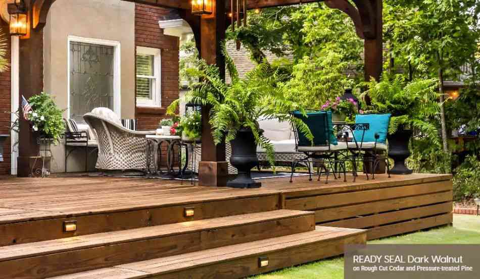 READY SEAL  DARK WALNUT EXTERIOR WOOD STAIN / SEALANT 1 GALLON - A.W. Graham Lumber LLC
