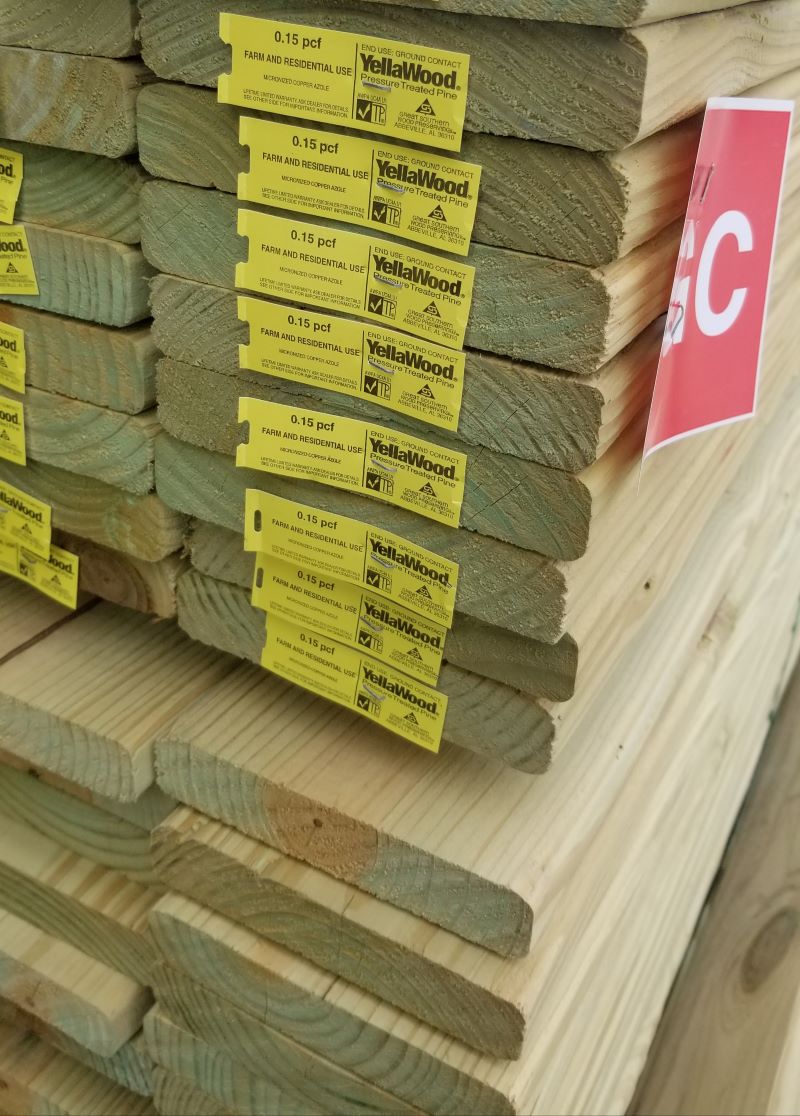 TREATED DECKING - A.W. Graham Lumber LLC