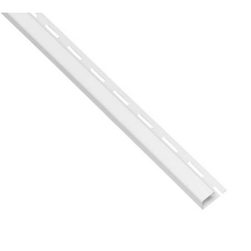 Main 2 - J-CHANNEL 5/8" MATTE VINYL WHITE 12'6" -