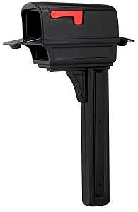 MAILBOX / POST COMBO BLACK  - A.W. Graham Lumber LLC