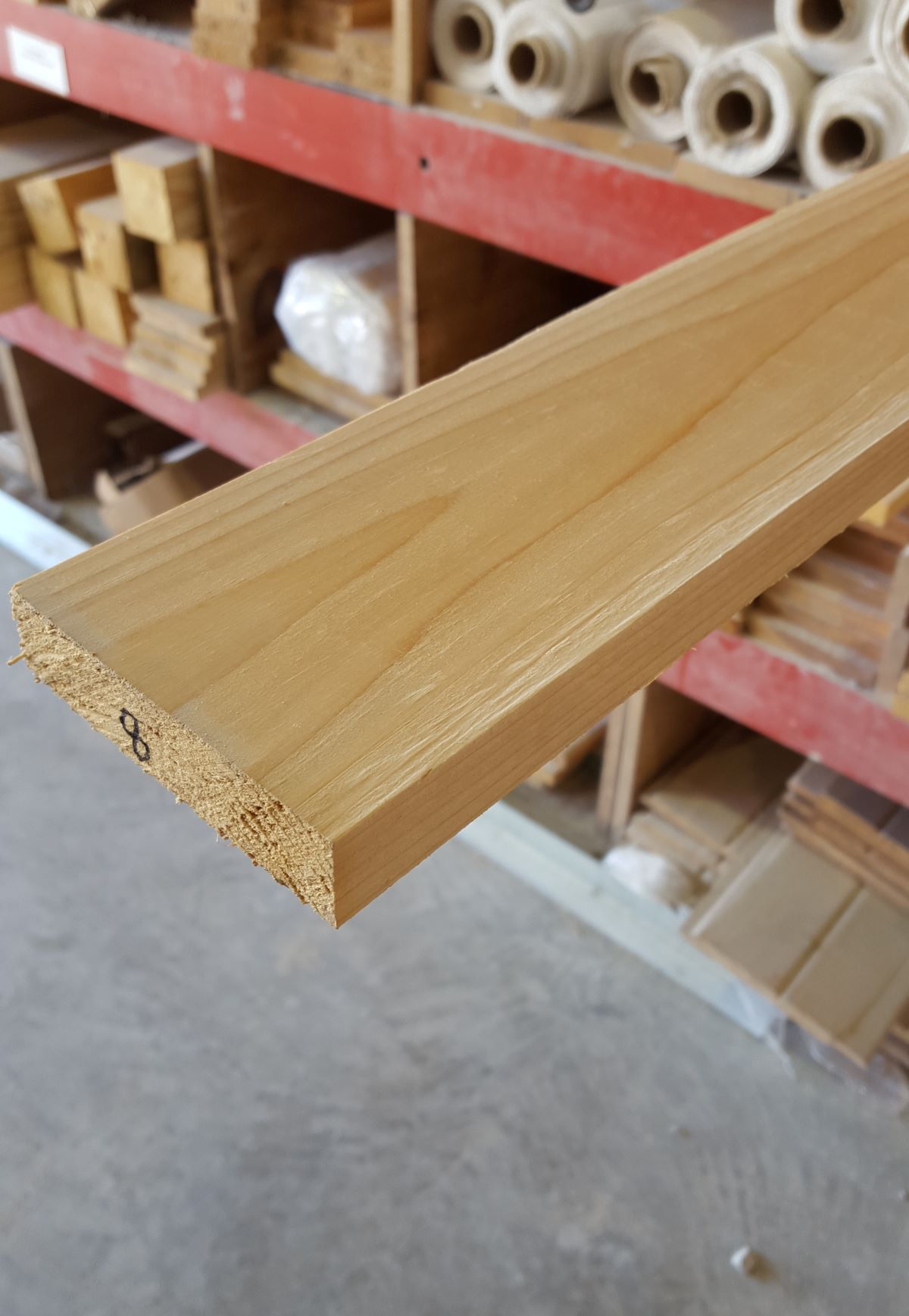 1X4-08 Western Red Cedar S1S2E
Std & Btr NPS Tight Knot Smooth
on 1 Side and 2 Edges Rough on 1
Side - A.W. Graham Lumber LLC