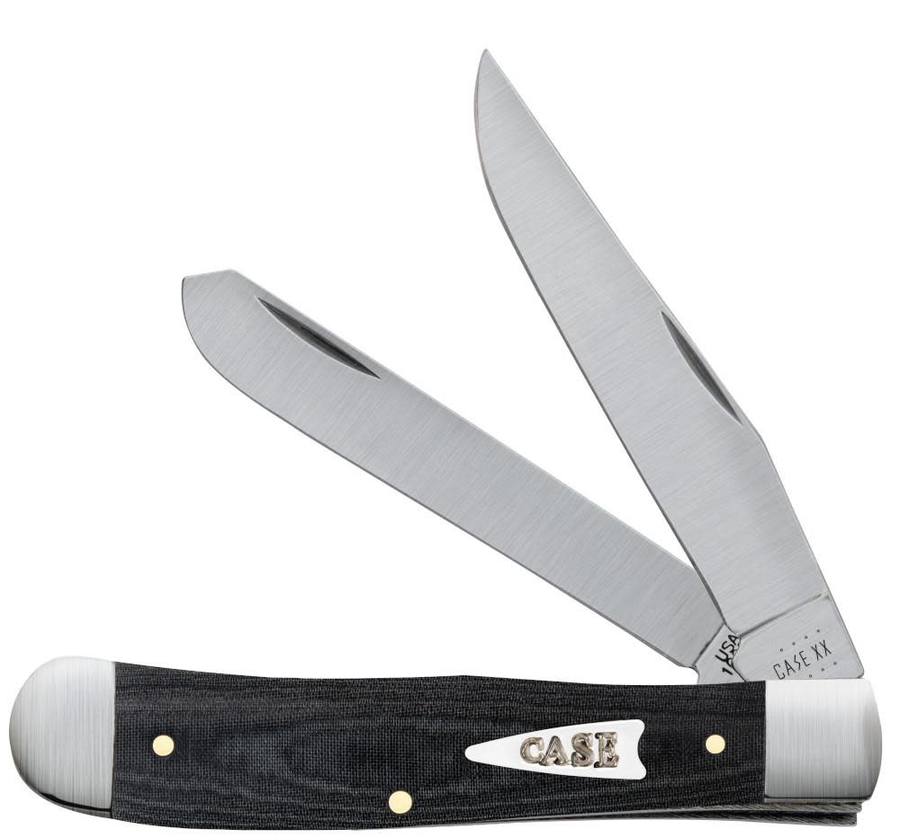 CASE 27730 2-BLADE TRAPPER BLACK MICARTA  - A.W. Graham Lumber LLC