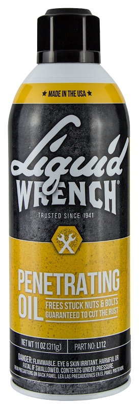 LIQUID WRENCH PENETRATING OIL
11OZ UPC: 078698120157 - A.W. Graham Lumber LLC