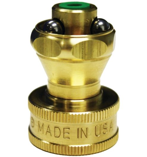 Main 1 - GARDEN HOSE NOZZLE BRASS -