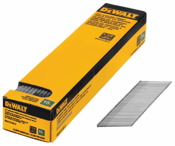 Main 1 - DEWALT DCA15150-2 FINISH NAIL
15GA 1-1/2" BX/2500 VENDOR:
DEWALT MODEL#: DCA15150-2 RETAIL
UPC: 885911414159 -