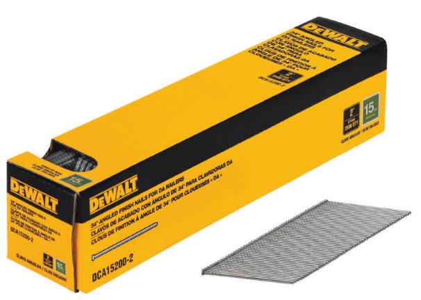 Main 1 - DEWALT DCA15200-2 FINISH NAIL
15GA 2" BOX/2500 -