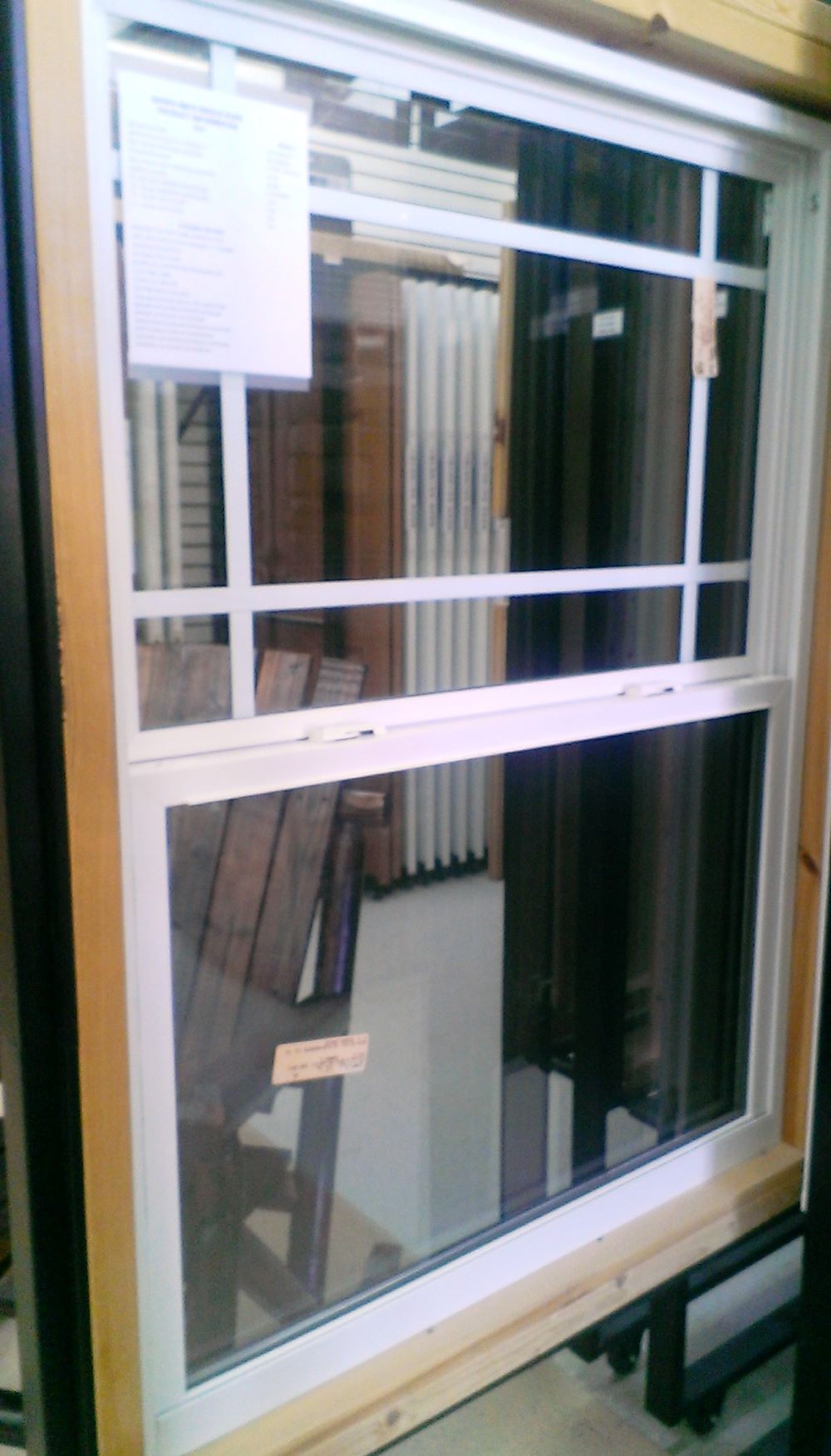 #6010 2/0 x 3/0 SINGLE HUNG WINDOW 1-LITE WHITE - A.W. Graham Lumber LLC