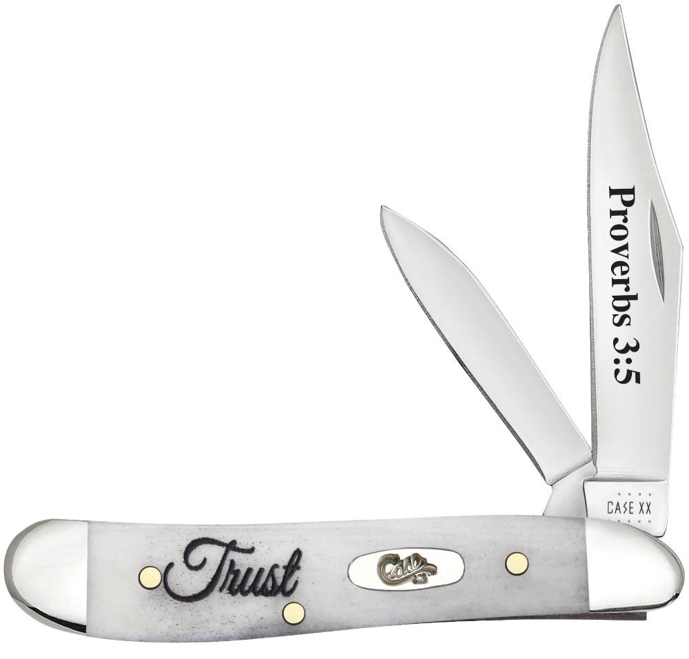 CASE 60867 2-BLADE PEANUT SM NAT BONE "TRUST" - A.W. Graham Lumber LLC