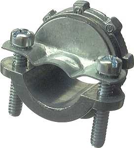 HALEX 05103B CLAMP CONNECTOR,
3/8", ZINC HALEX COMPANY 
UPC: 051411051037 - A.W. Graham Lumber LLC
