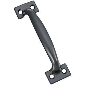 NAT'L N116-699 6-1/2" BLACK DOOR
PULL 
UPC:038613116696 - A.W. Graham Lumber LLC