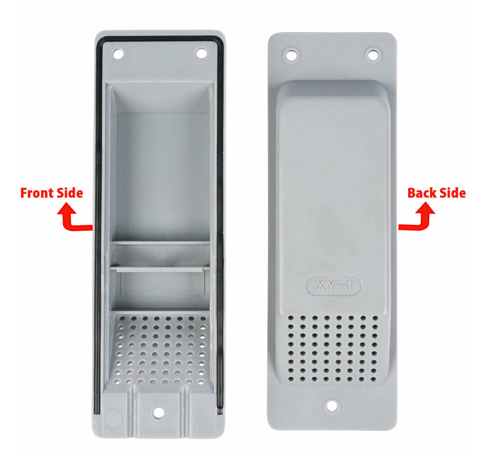 Main 2 - CONATINER AIR VENT LT GRAY 2.6"
x 8" ABS PLASTIC -