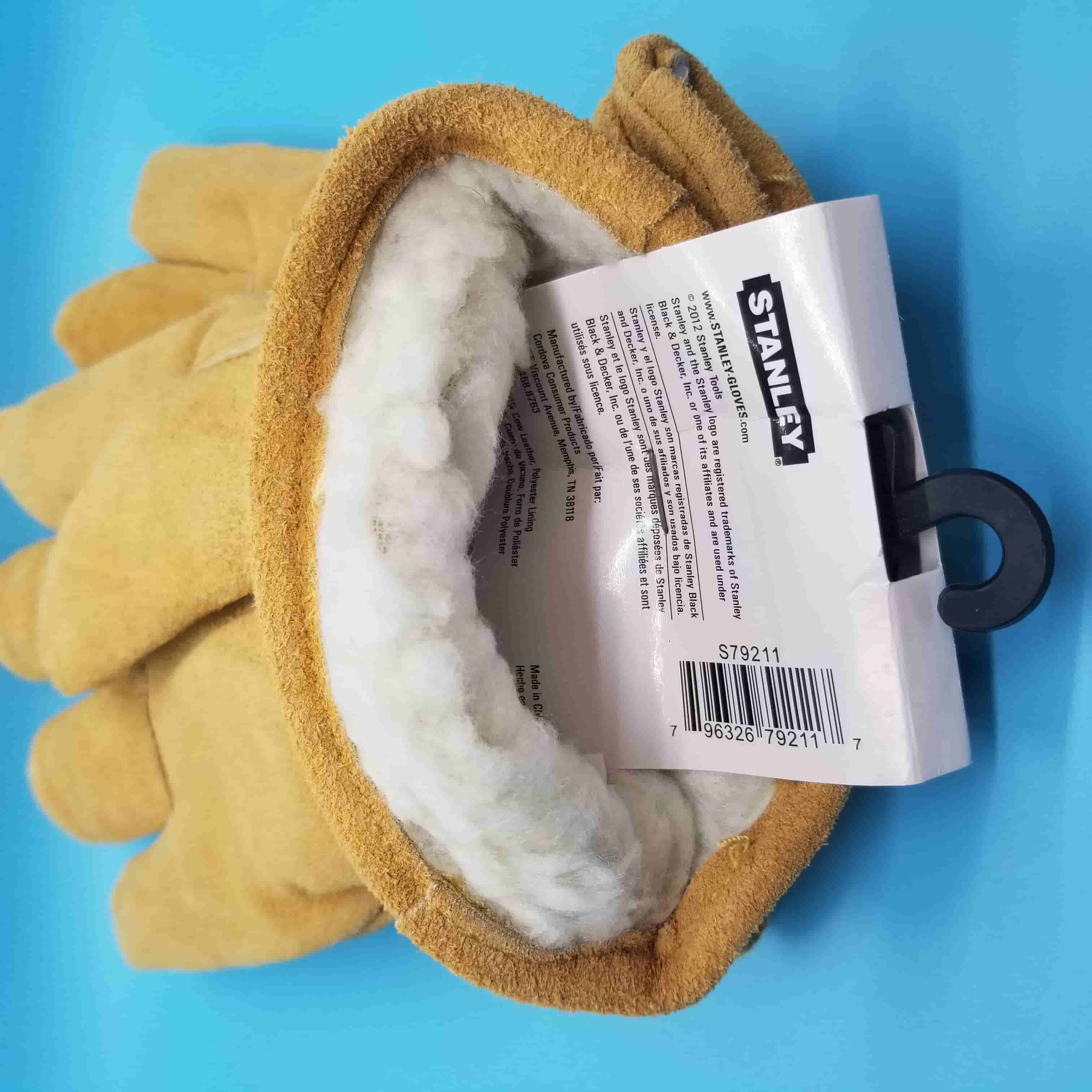 Main 2 - STANLEY S79211 LARGE PILE LINED DRIVER GLOVES -