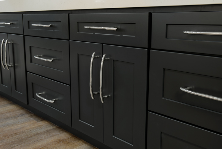 Main 2 - WALNUT RIDGE KITCHEN CABINETS SHAKER BLACK -