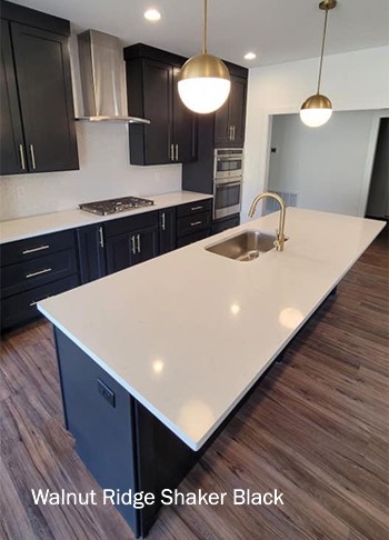 Main 4 - WALNUT RIDGE KITCHEN CABINETS SHAKER BLACK -