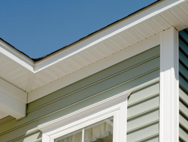 VENTED SOFFIT VINYL T/4 MATTE FINISH WHITE 12' - A.W. Graham Lumber LLC