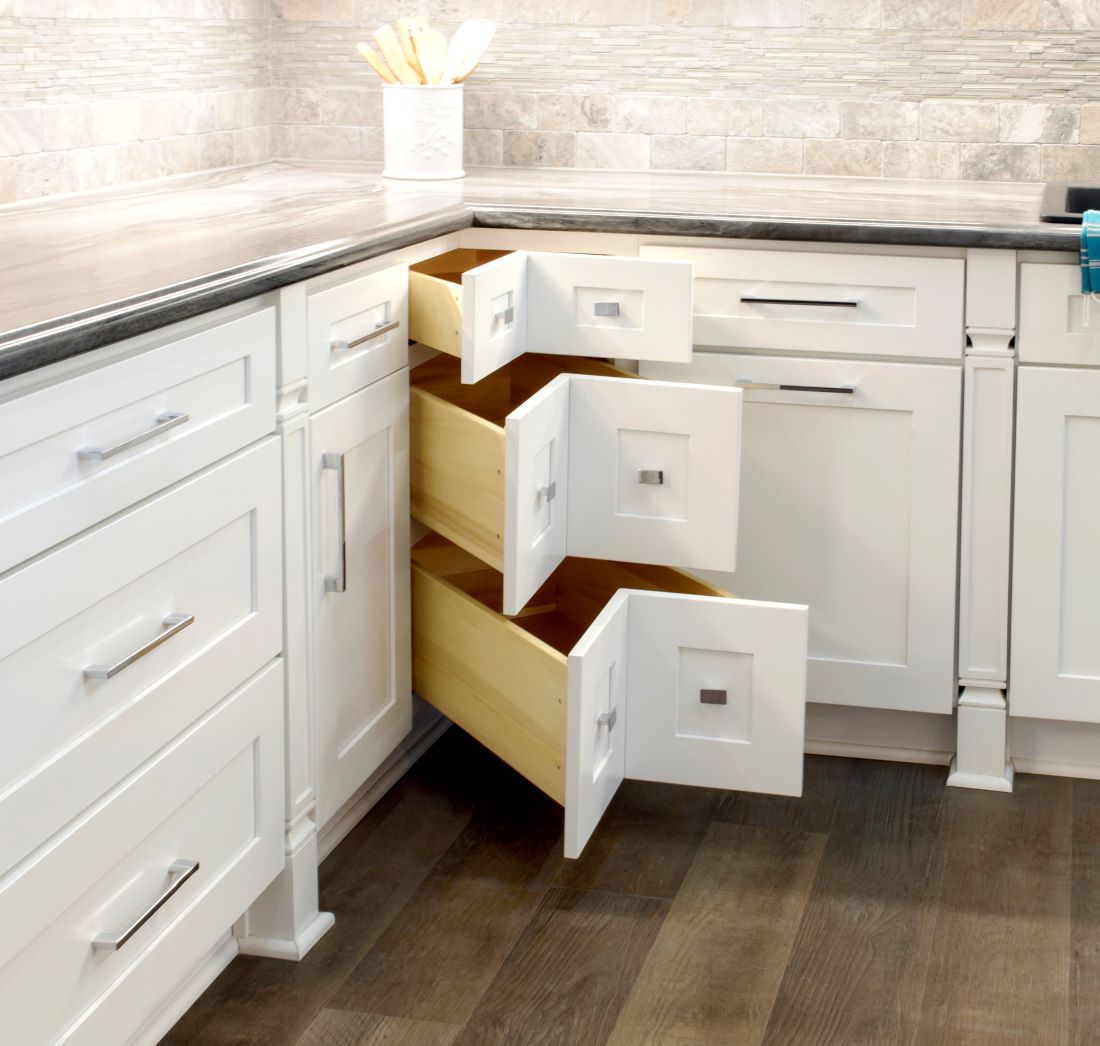 Main 10 - WALNUT RIDGE KITCHEN CABINETS SHAKER WHITE -