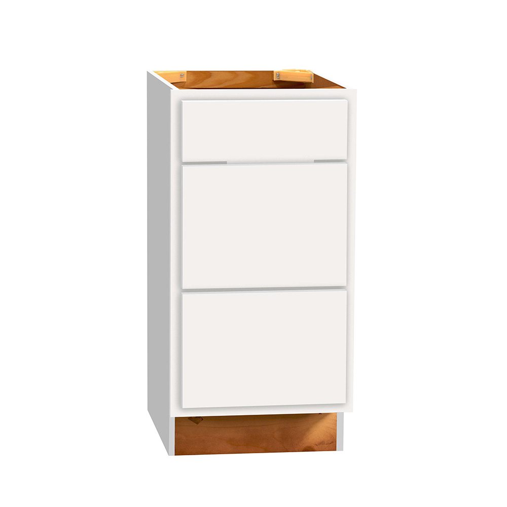 KITCHEN KOMPACT 15" VANITY DRAWER CABINET DWHITE - A.W. Graham Lumber LLC