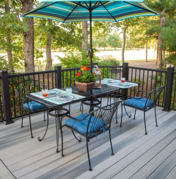 Main 3 -  ALUMINUM RAILING KIT 6' x 36" MATTE BLACK   -