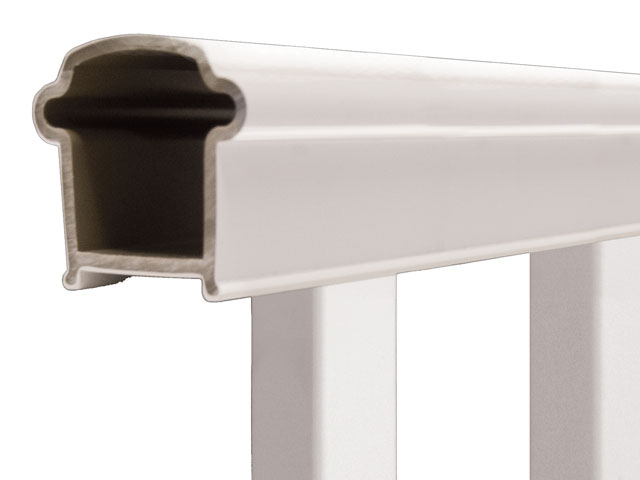 Main 3 - XPANSE PREMIER SQUARE 36" x 6' (67-1/2") RAIL KIT WHITE (73012 442) -