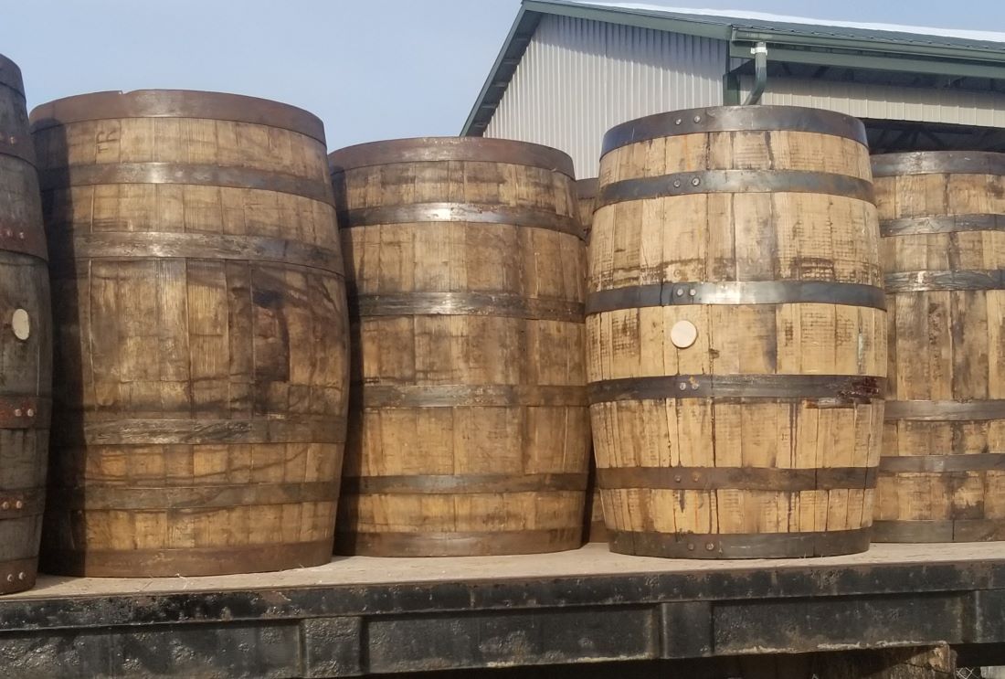 Main 2 - 53 GALLON WHISKEY BARREL  -