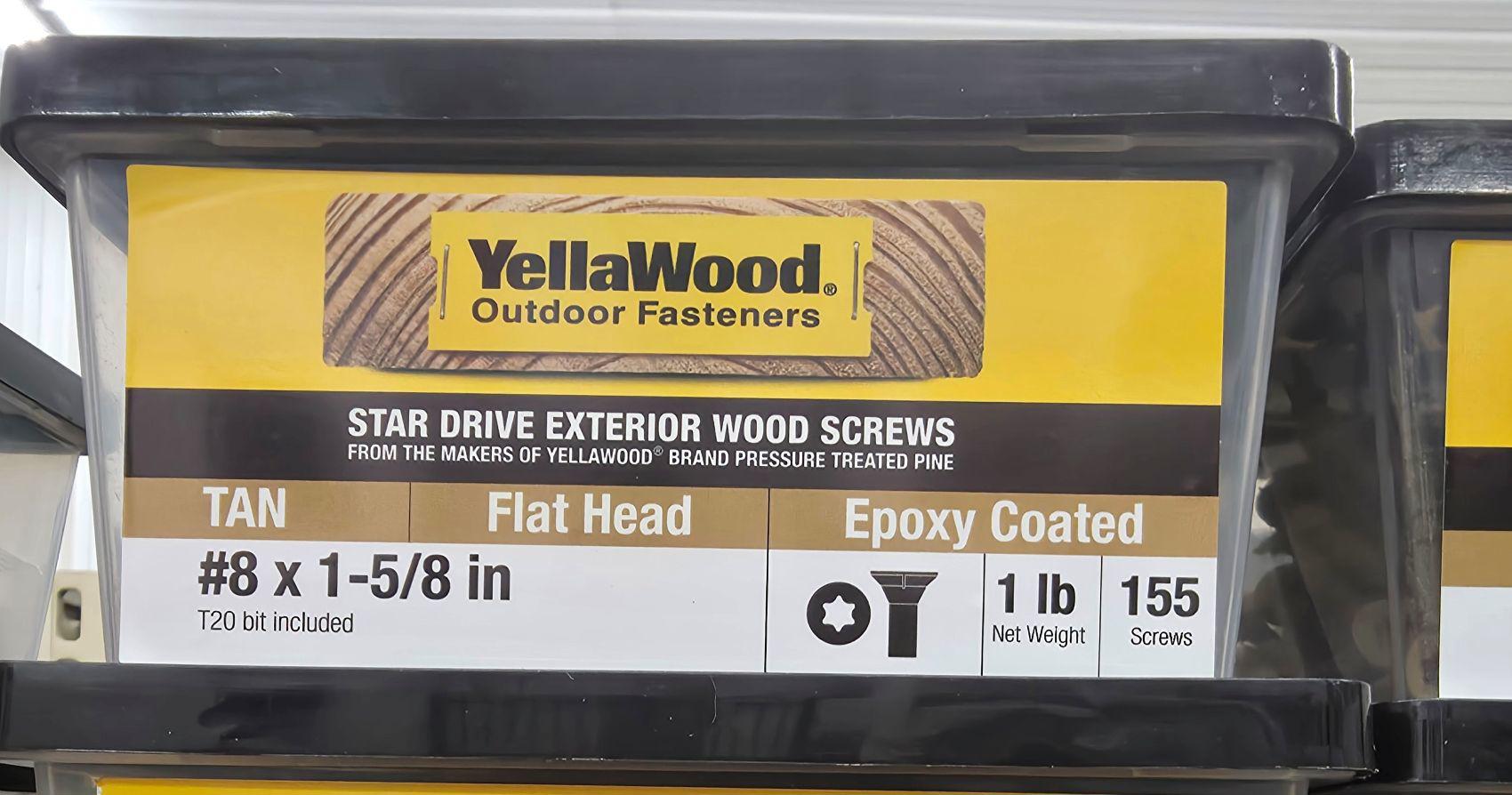 DECKFAST OUTDOOR WOOD SCREWS 1-5/8" 1LB - A.W. Graham Lumber LLC