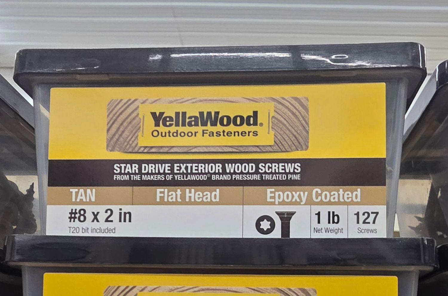 DECKFAST OUTDOOR WOOD SCREWS 2" 1LB - A.W. Graham Lumber LLC