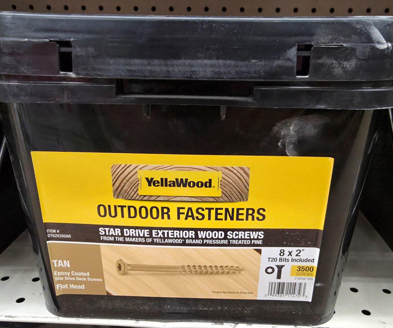 DECKFAST OUTDOOR WOOD SCREWS 2" PAIL/3500 - A.W. Graham Lumber LLC