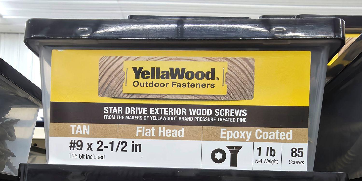DECKFAST OUTDOOR WOOD SCREWS 2-1/2" 1LB - A.W. Graham Lumber LLC