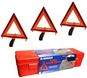 ANCRA REFLECTIVE WARNING
TRIANGLE KIT SET/3 
UPC: 092888419838
*PROMO PRICE LIMITED TO STOCK ON
HAND ONLY* - A.W. Graham Lumber LLC