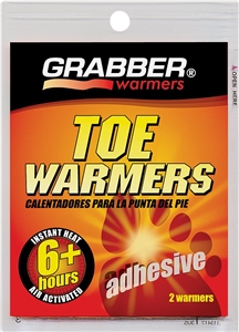Main 1 - GRABBER ADHESIVE TOE WARMERS
PK/2 TWESUSA UPC: 031626059240 -