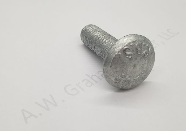 GUARDRAIL POST BOLT 5/8 x 2" 
Used for bolting to a steel post - A.W. Graham Lumber LLC