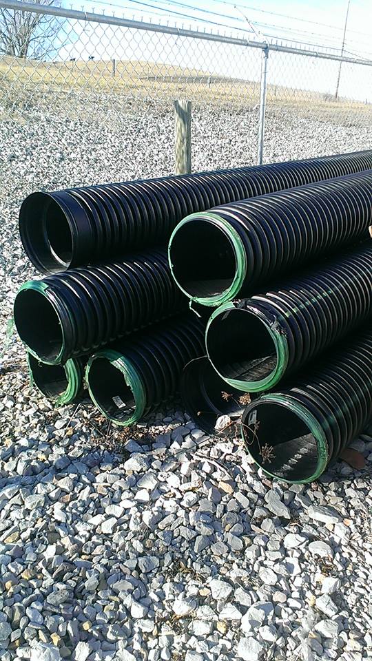 Main 1 - CULVERT PIPE PLASTIC DOUBLE WALL 12" x 20' -