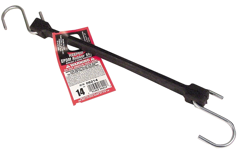Main 1 - RUBBER TIE-DOWN STRAP 14" 
KEEPER #06214
UPC: 051643062146 -