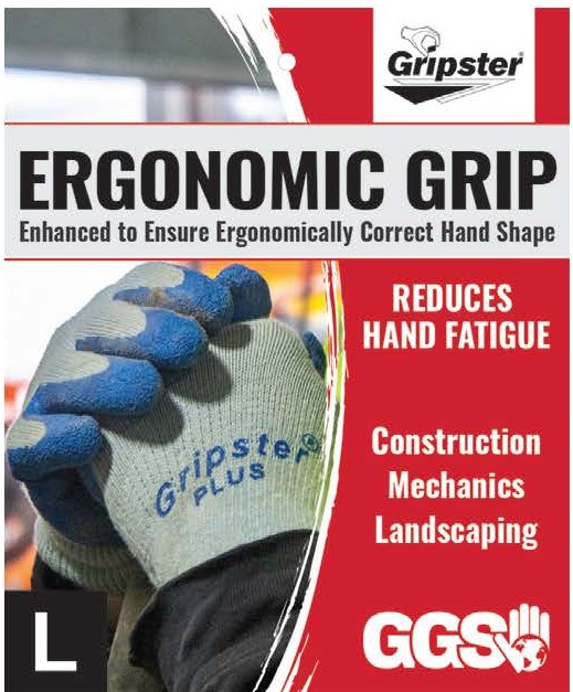 Main 1 - GLOBAL GLOVE GRIPSTER PLUS
GLOVES LARGE -